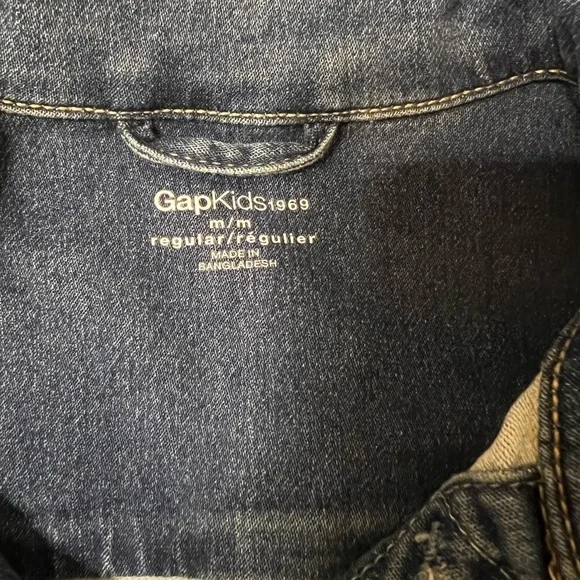 Gap kids 1969 denim jean jacket size M - Picture 2 of 2